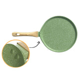 Maxbell Nonstick Crepe Pan Cookware Griddle Pan for Egg Omelet Gas Roti Indian Green universal