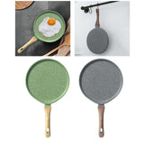 Maxbell Nonstick Crepe Pan Cookware Griddle Pan for Egg Omelet Gas Roti Indian Green universal