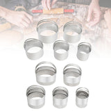 Maxbell 5x Cookie Cutters Set Round Cheese Cake Rings Mousse Cake Rings Baking Tools A