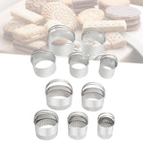 Maxbell 5x Cookie Cutters Set Round Cheese Cake Rings Mousse Cake Rings Baking Tools A