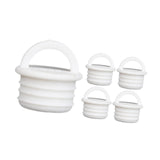 Maxbell 5x Rotating Mop Bucket Drain Plug Parts Replacement Cover Plug for Bathtub 27x22mm