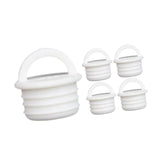 Maxbell 5x Rotating Mop Bucket Drain Plug Parts Replacement Cover Plug for Bathtub 27x22mm