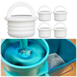 Maxbell 5x Rotating Mop Bucket Drain Plug Parts Replacement Cover Plug for Bathtub 27x22mm