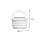 Maxbell 5x Rotating Mop Bucket Drain Plug Parts Replacement Cover Plug for Bathtub 27x22mm