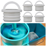 Maxbell 5x Rotating Mop Bucket Drain Plug Parts Replacement Cover Plug for Bathtub 29x26mm