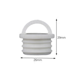 Maxbell 5x Rotating Mop Bucket Drain Plug Parts Replacement Cover Plug for Bathtub 29x26mm