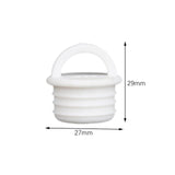 Maxbell 5x Rotating Mop Bucket Drain Plug Parts Replacement Cover Plug for Bathtub 29x27mm