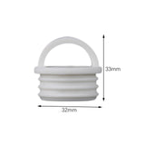 Maxbell 5x Rotating Mop Bucket Drain Plug Parts Replacement Cover Plug for Bathtub 33x32mm