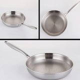 Maxbell Non Stick Frying Pan without Coating Butter Melting Pot for Rvs Home Kitchen 28cm