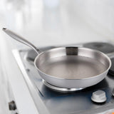 Maxbell Non Stick Frying Pan without Coating Butter Melting Pot for Rvs Home Kitchen 28cm