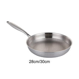 Maxbell Non Stick Frying Pan without Coating Butter Melting Pot for Rvs Home Kitchen 28cm