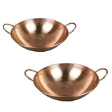 Maxbell Pure Copper Pot without Lid Beautiful Shape Fry Pan Stew Pan Copper Cookware 30cm