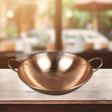 Maxbell Pure Copper Pot without Lid Beautiful Shape Fry Pan Stew Pan Copper Cookware 30cm