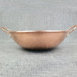 Maxbell Pure Copper Pot without Lid Beautiful Shape Fry Pan Stew Pan Copper Cookware 30cm