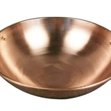 Maxbell Pure Copper Pot without Lid Beautiful Shape Fry Pan Stew Pan Copper Cookware 30cm