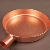 Maxbell Frying Pan Pure Copper Professional Cookware Deep Frying Pan for Rvs Kitchen Diameter 25cm