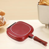 Maxbell Double Sided Frying Pan Cookware Nonstick Skillet for Picnic Kitchen Cooking 28cm