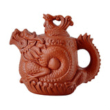 Maxbell Purple Clay Teapot with Cover Chinese Tea Pot for Tea Room Household Kitchen red