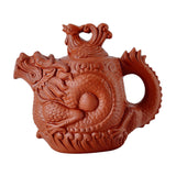 Maxbell Purple Clay Teapot with Cover Chinese Tea Pot for Tea Room Household Kitchen red