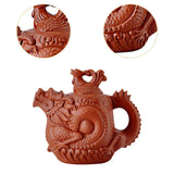 Maxbell Purple Clay Teapot with Cover Chinese Tea Pot for Tea Room Household Kitchen red