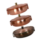 Maxbell China Copper Chafing Dish Thick Copper Hot Pot for Camping Household Parties A