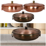Maxbell China Copper Chafing Dish Thick Copper Hot Pot for Camping Household Parties A