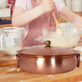 Maxbell China Copper Chafing Dish Thick Copper Hot Pot for Camping Household Parties A