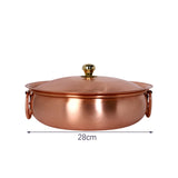 Maxbell China Copper Chafing Dish Thick Copper Hot Pot for Camping Household Parties A