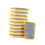 Maxbell Dishwashing Scrub Sponge Absorbent Sponge Dishwashing Rags for Plate 10Pcs 15x10cm