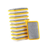 Maxbell Dishwashing Scrub Sponge Absorbent Sponge Dishwashing Rags for Plate 10Pcs 15x10cm