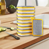 Maxbell Dishwashing Scrub Sponge Absorbent Sponge Dishwashing Rags for Plate 10Pcs 15x10cm