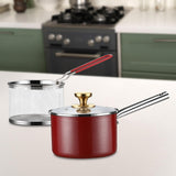 Maxbell Deep Frying Pot Cookware Saucepan Japanese Fryer for Steaming Frying Camping