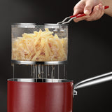 Maxbell Deep Frying Pot Cookware Saucepan Japanese Fryer for Steaming Frying Camping