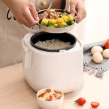 Maxbell Portable Car 2L Electric Rice Cooker for Soup Porridge Rice Cooking Pot 12V Car