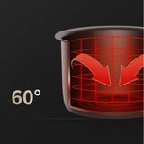 Maxbell Portable Car 2L Electric Rice Cooker for Soup Porridge Rice Cooking Pot 12V Car