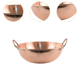 Maxbell Copper Cookware Thick with Double Handles Copper Pot for Picnics Hiking Home 34cm