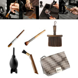 Maxbell Coffee Machine Cleaning Brush Espresso Brush for Sugar Coffee Grounds Baking Hard bristles