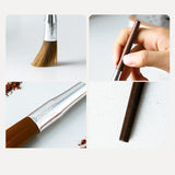 Maxbell Coffee Machine Cleaning Brush Espresso Brush for Sugar Coffee Grounds Baking Hard bristles