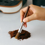 Maxbell Coffee Machine Cleaning Brush Espresso Brush for Sugar Coffee Grounds Baking Hard bristles