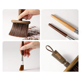 Maxbell Coffee Machine Cleaning Brush Espresso Brush for Sugar Coffee Grounds Baking Hard bristles