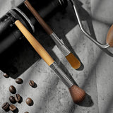 Maxbell Coffee Machine Cleaning Brush Espresso Brush for Sugar Coffee Grounds Baking Hard bristles