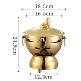 Maxbell Chinese Hot Pots Large Capacity Shabu Shabu Pot for Parties Camping Home Use B