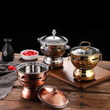 Maxbell Chinese Hot Pots Large Capacity Shabu Shabu Pot for Parties Camping Home Use B