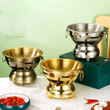 Maxbell Shabu Pot Kitchen Cookware Hot Pots for Picnic Household Restaurant B