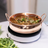 Maxbell Hot Pot Home Camping Restaurant Soup Pot Ramen Pot 2 Handles Shabu Shabu Pot 30cm