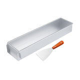 Maxbell Cake Mould with Shovel Aluminum Alloy Cheesecake Pan for Cake Bread Tiramisu with Slanted mouthed