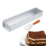 Maxbell Cake Mould with Shovel Aluminum Alloy Cheesecake Pan for Cake Bread Tiramisu with Slanted mouthed