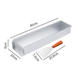 Maxbell Cake Mould with Shovel Aluminum Alloy Cheesecake Pan for Cake Bread Tiramisu with Slanted mouthed
