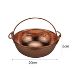 Maxbell Copper Noodle Pot Easy Clean Kitchen Gadgets for Restaurant Festival Camping