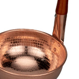 Maxbell Copper Noodle Pot Portable Sturdy Saucepan for Family Gathering Camping Home A